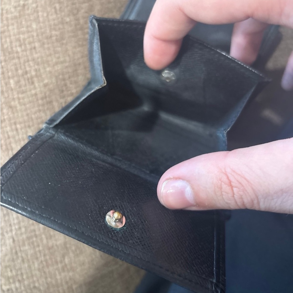 Louis Vuitton Black Leather Wallet - Picture 7 of 7